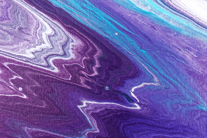 Purple & Blue Abstract Design Print 100% Australian Made