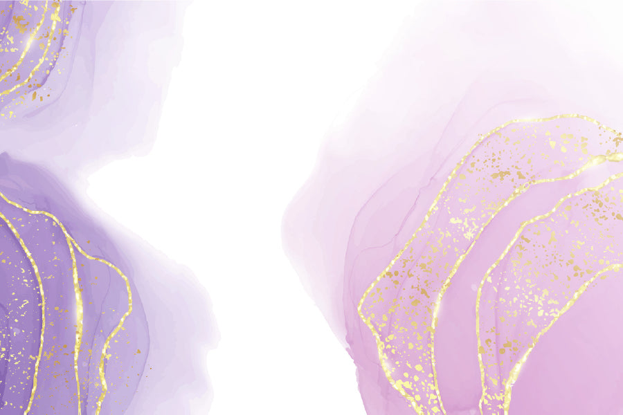 Pink Purple & Gold Lines Abstract Design Home Decor Premium Quality Poster Print Choose Your Sizes