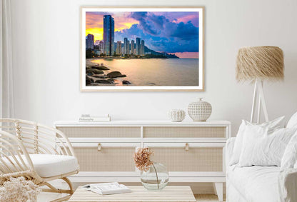 Penang Beach Jetty Sunset View Photograph Home Decor Premium Quality Poster Print Choose Your Sizes