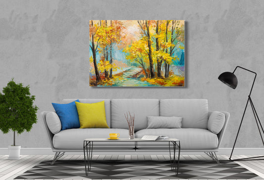 Painting Trees Artistic Nature Print 100% Australian Made