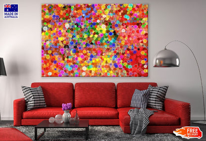 Colorful Abstract Memphis Design Print 100% Australian Made