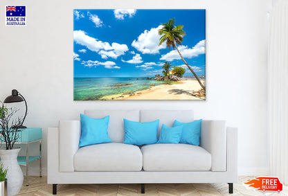 Sandy Beach Summer Sky Photograph in Vietnam Print 100% Australian Made
