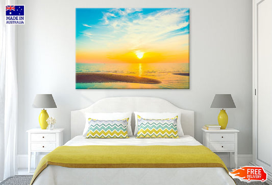 Sunrise Sea Scenery View Photograph Print 100% Australian Made