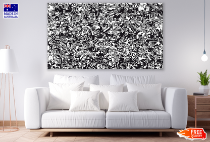 B&W Abstract Design Print 100% Australian Made