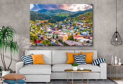 Bella Home Park City View Utah USA Downtown Print Canvas Ready to hang