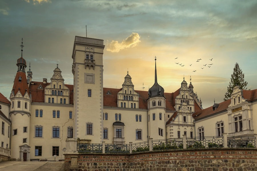 Schloss Boitzenburg, Brandenburg, Germany Sunset Photograph Print 100% Australian Made