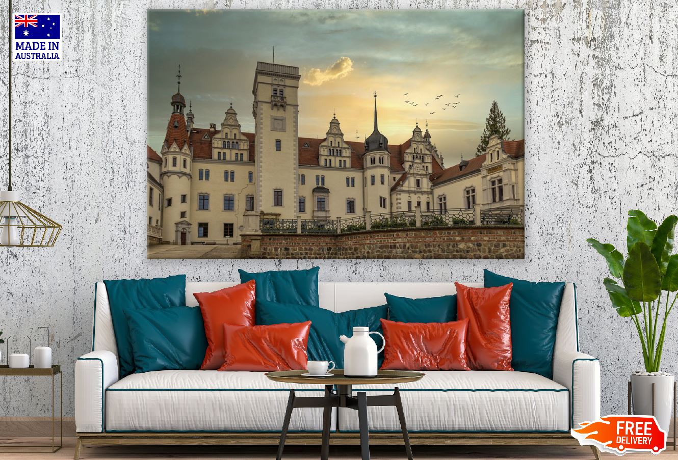 Schloss Boitzenburg, Brandenburg, Germany Sunset Photograph Print 100% Australian Made