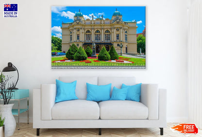 Krakow City Juliusz Słowacki Theatre in Poland Print 100% Australian Made