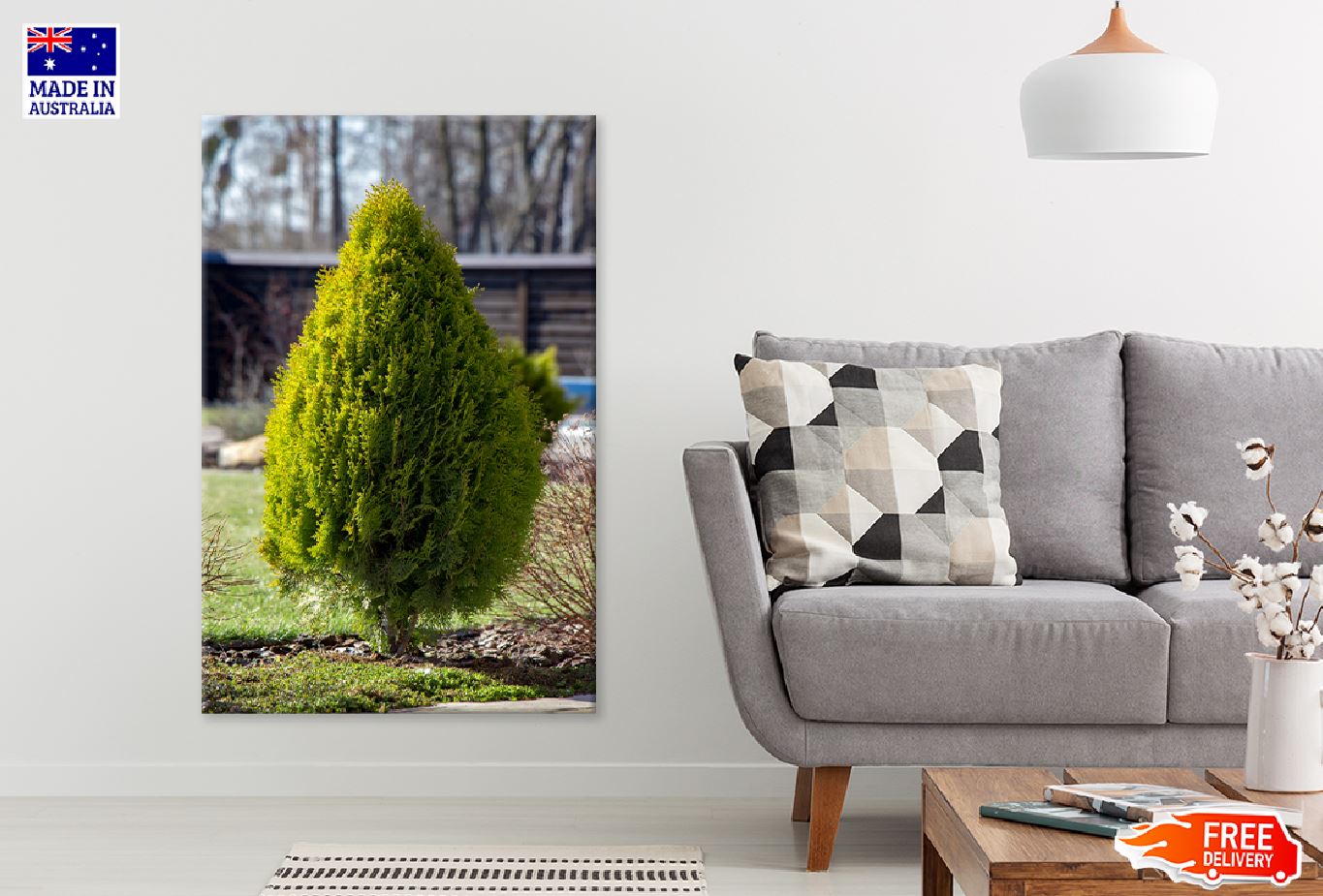 Bush Tree View in Garden Photograph Print 100% Australian Made