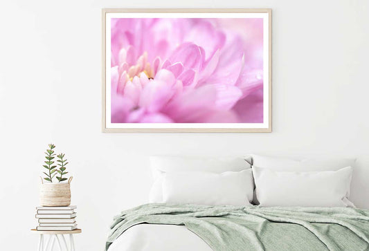 Orange Dahlia Flower Closeup View Home Decor Premium Quality Poster Print Choose Your Sizes