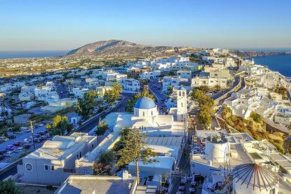 Thera City on Santorini, Greece Photograph Print 100% Australian Made