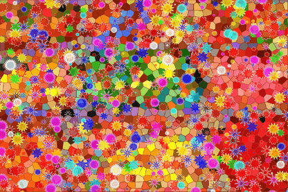 Colorful Abstract Memphis Design Print 100% Australian Made