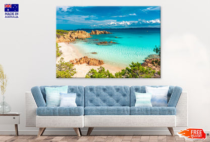 Pink Sand Beach in Budelli Island Photograph Print 100% Australian Made