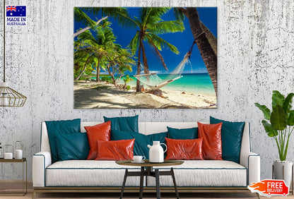 Palm Trees Fiji Island View Photograph Print 100% Australian Made