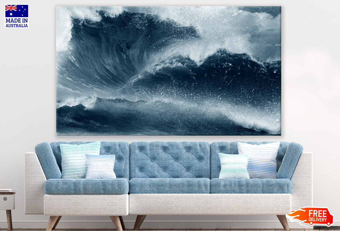 Wave Crashing Beach Photograph Print 100% Australian Made