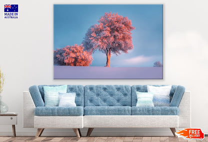 Cherry Blossom and Snow Photograph Print 100% Australian Made