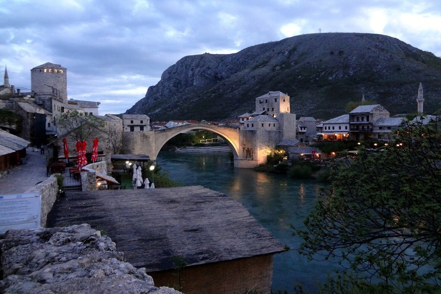 Ottoman Bridge Mostar City, Bosnia Photograph Print 100% Australian Made