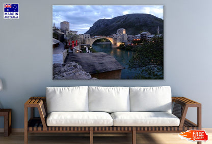 Ottoman Bridge Mostar City, Bosnia Photograph Print 100% Australian Made