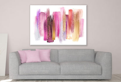 Colourful Brush Painting Print 100% Australian Made