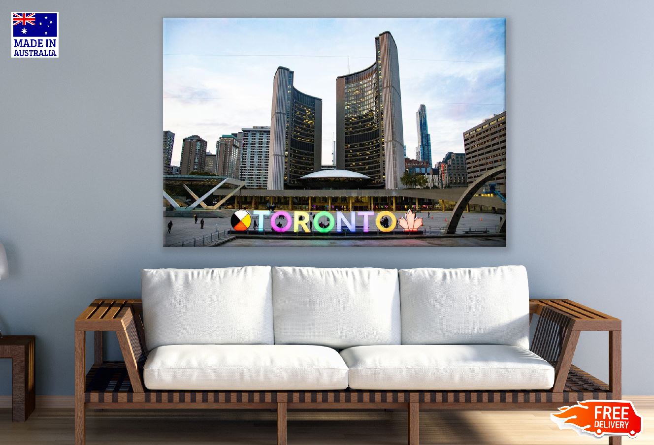 Toronto City View Photograph, Canada Print 100% Australian Made