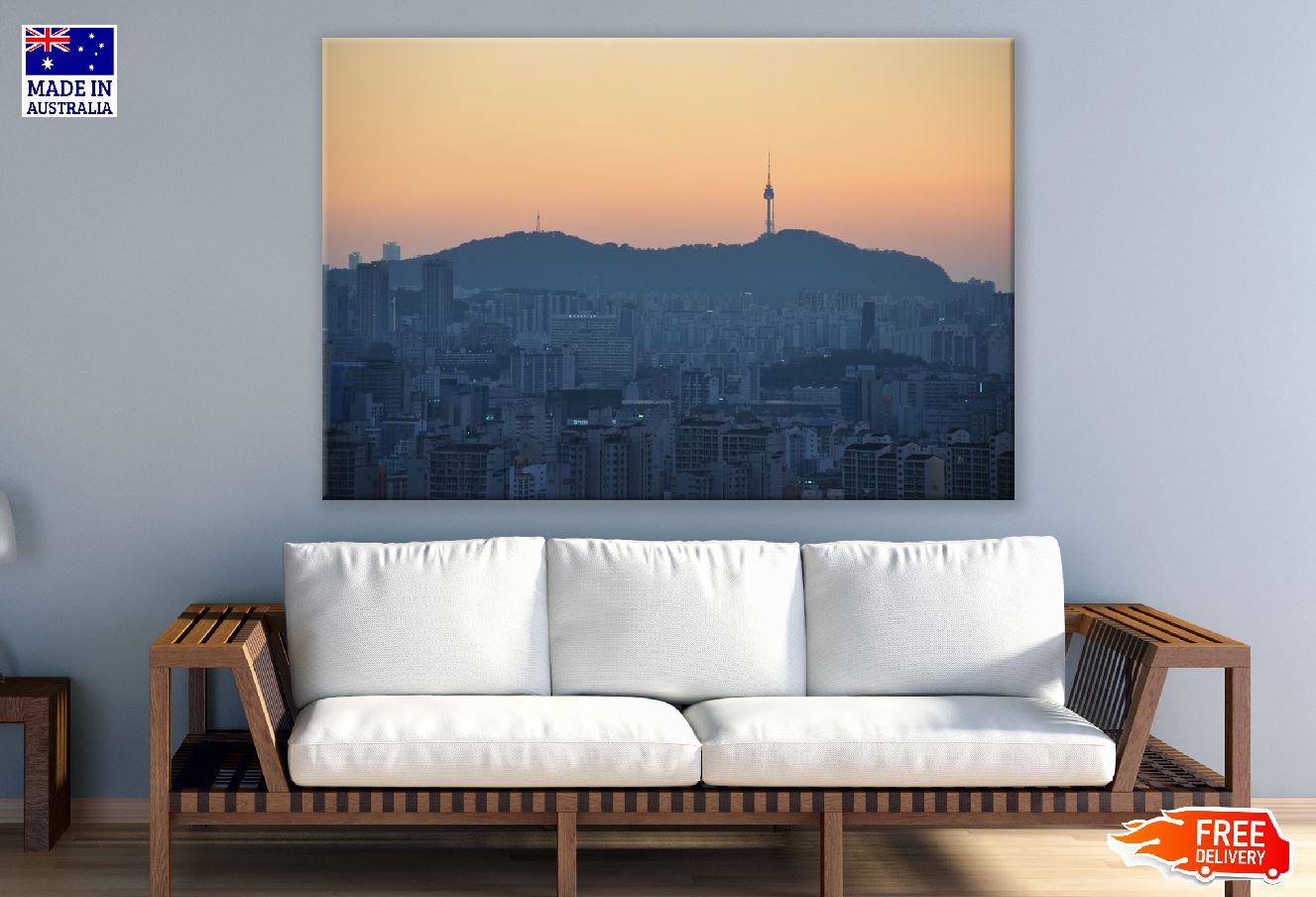Bernal Hill & San Francisco City View Photograph Print 100% Australian Made