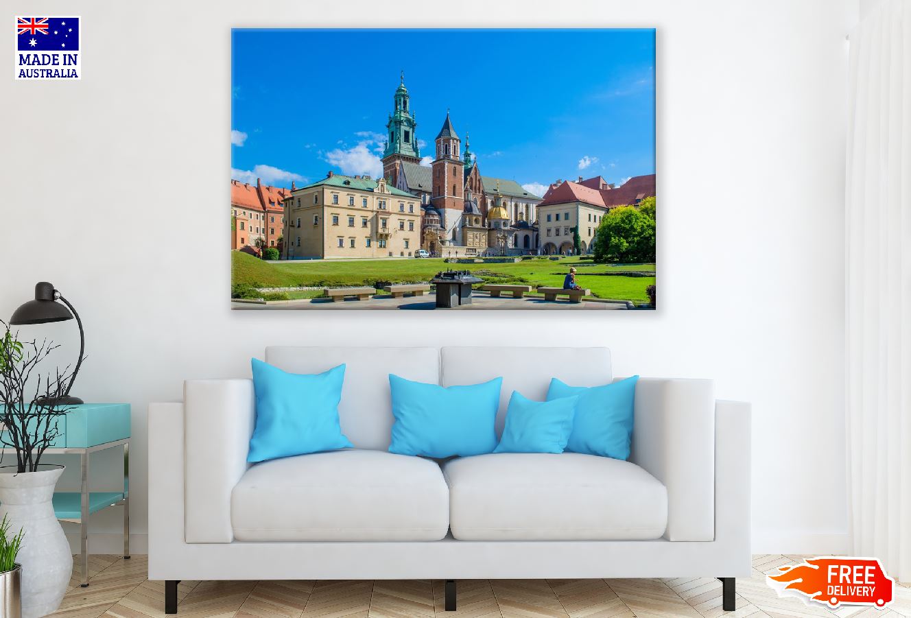 Wawel Royal Castle in Krakow City Poland Photograph Print 100% Australian Made