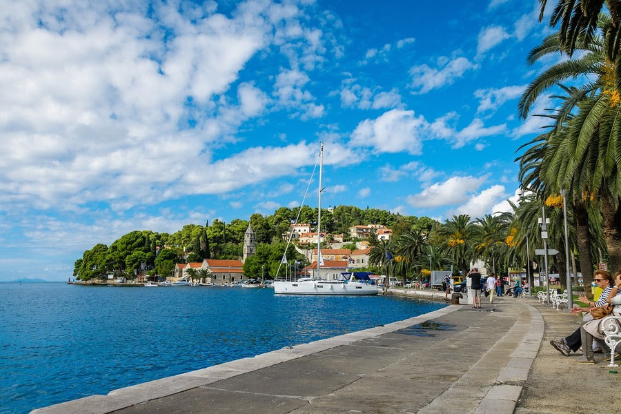 Cavtat Village in Croatia Sea View Photograph Print 100% Australian Made