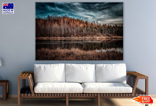 Forest Near Lake View Photograph Print 100% Australian Made