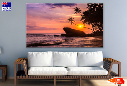 Sunset at Beach Photograph Print 100% Australian Made