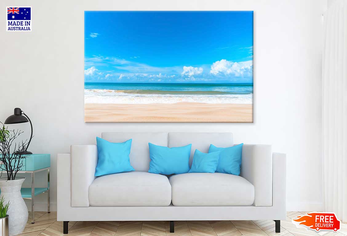 Tropical Beach & Blue Sky Scenery Photograph Print 100% Australian Made