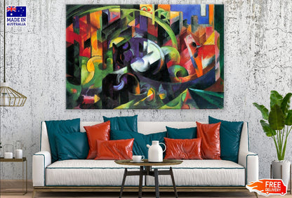 Colorful Painting Abstract Design Print 100% Australian Made