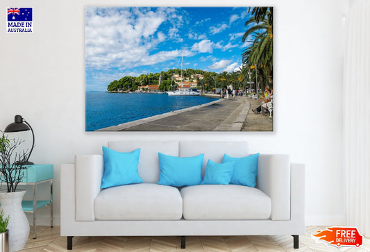 Cavtat Village in Croatia Sea View Photograph Print 100% Australian Made