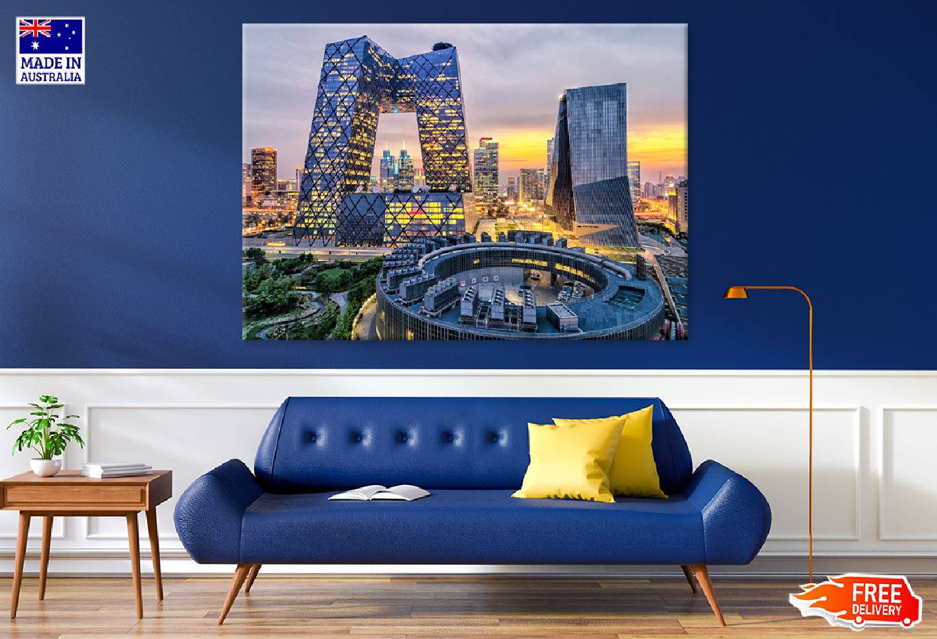 Beijing City Landscape View Photograph Print 100% Australian Made