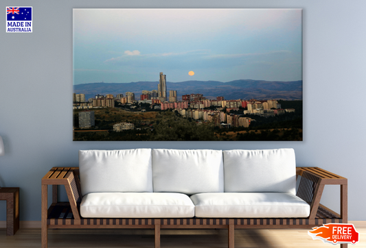City Aerial View Print 100% Australian Made