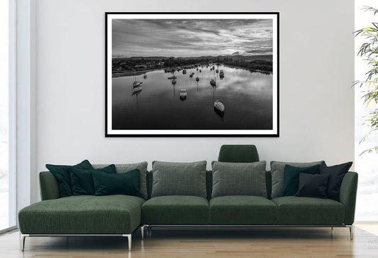 Woy Woy on Central Coast B&W View Photograph Home Decor Premium Quality Poster Print Choose Your Sizes