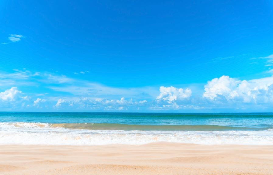 Tropical Beach & Blue Sky Scenery Photograph Print 100% Australian Made