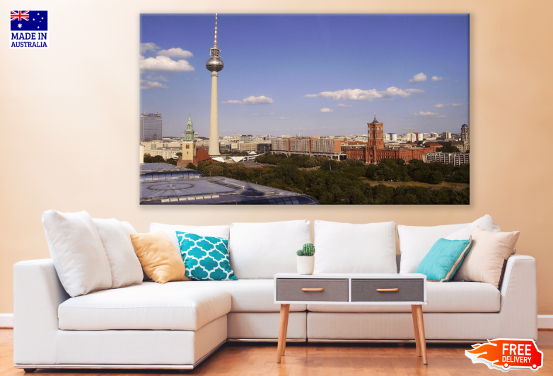 South Korea Landscape Of Sejong Lake Print 100% Australian Made