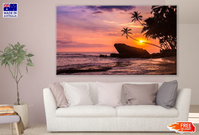Sunset at Beach Photograph Print 100% Australian Made
