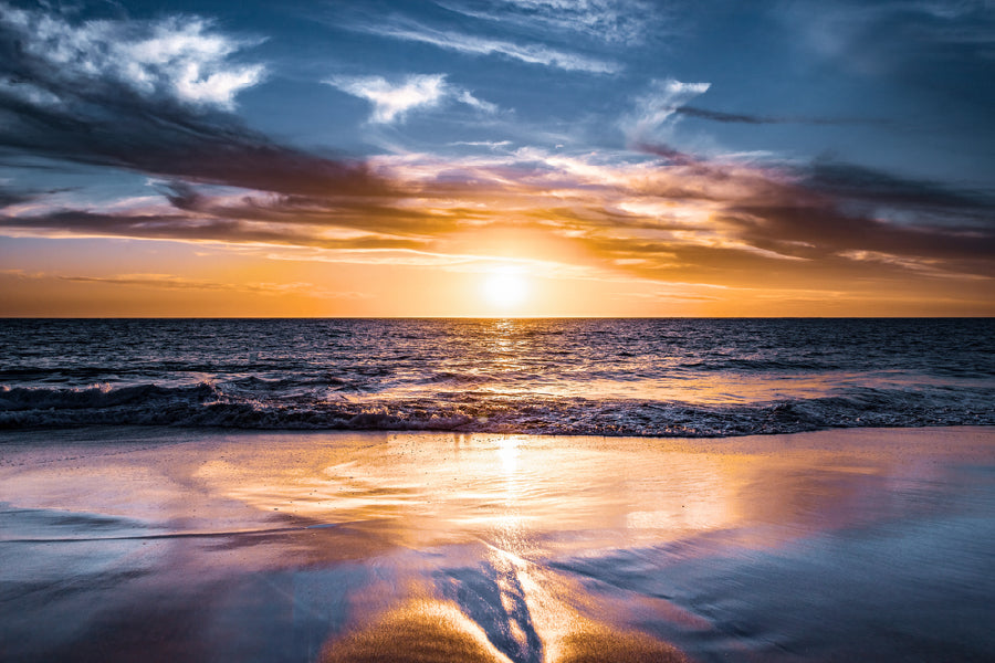 Beach Sunset View Photograph Perth Australia Print 100% Australian Made