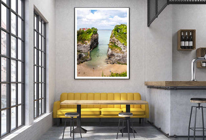 Towan Beach Scenery Photograph in Newquay Home Decor Premium Quality Poster Print Choose Your Sizes