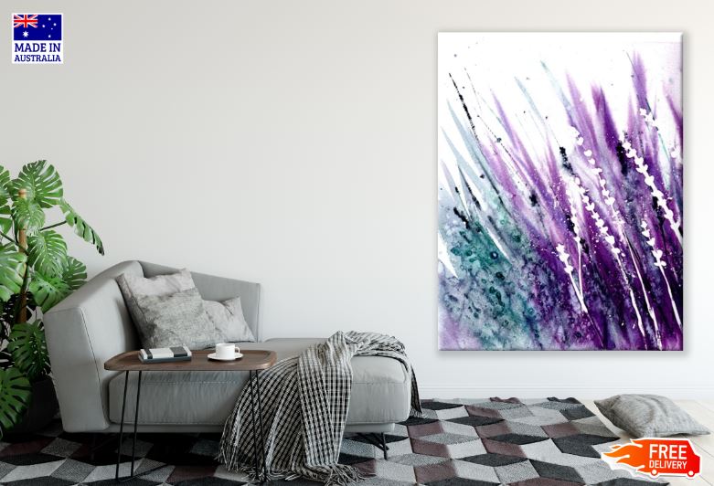French Lavender Field Print 100% Australian Made