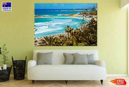 Mediterranean Turquoise Sea View Photograph Print 100% Australian Made