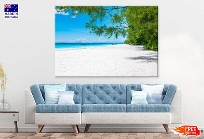 Summer Sandy Sea & Blue Sky View Photograph Print 100% Australian Made