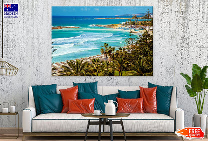 Mediterranean Turquoise Sea View Photograph Print 100% Australian Made