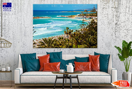 Mediterranean Turquoise Sea View Photograph Print 100% Australian Made