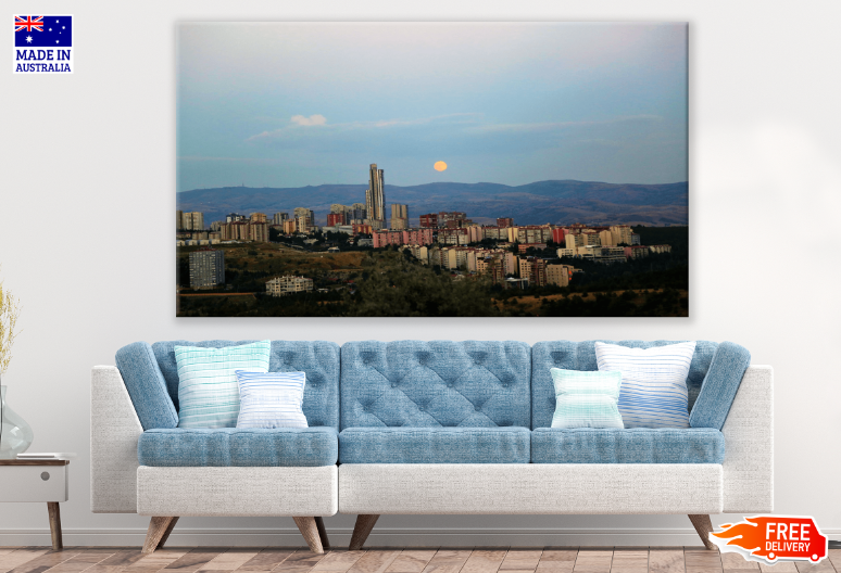 City Aerial View Print 100% Australian Made