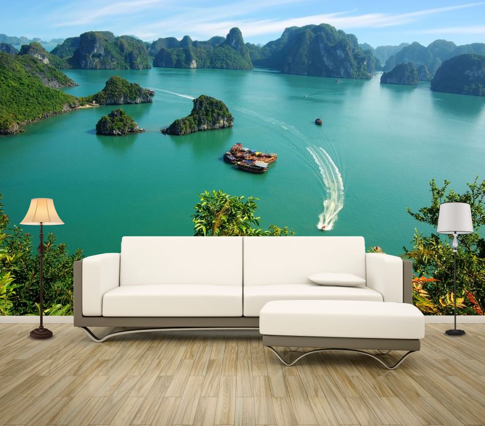 Wallpaper Murals Peel and Stick Removable Stunning Island Beach High Quality