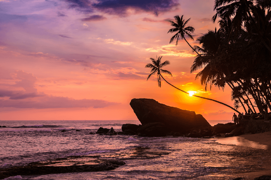 Sunset at Beach Photograph Print 100% Australian Made