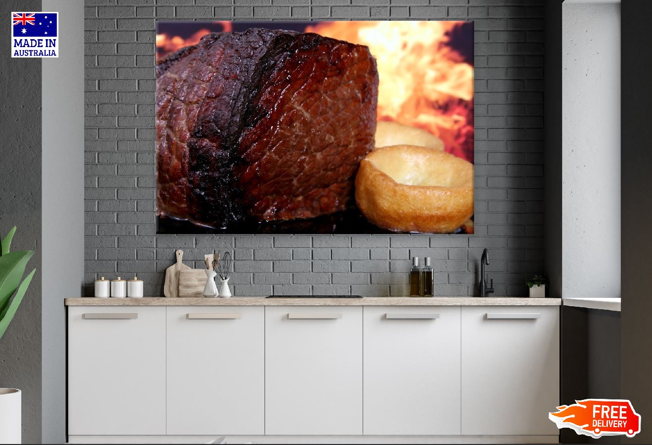 Meat Food Closeup Photograph Print 100% Australian Made