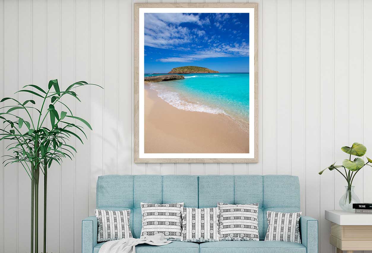 Ibiza Cala Conta Comte Sea View Spain Home Decor Premium Quality Poster Print Choose Your Sizes